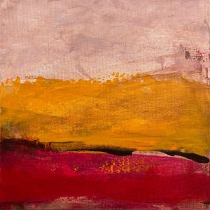 Frondescence - abstract acrylic original painting by angie moyes