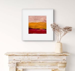 Frondescence - abstract acrylic original painting by angie moyes