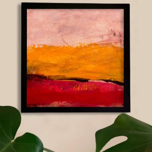 Frondescence - abstract acrylic original painting by angie moyes