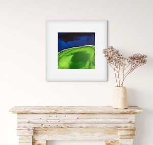 Madeira - abstract acrylic original painting by angie moyes