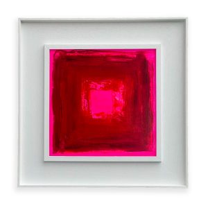 Love squared - abstract acrylic original painting by angie moyes