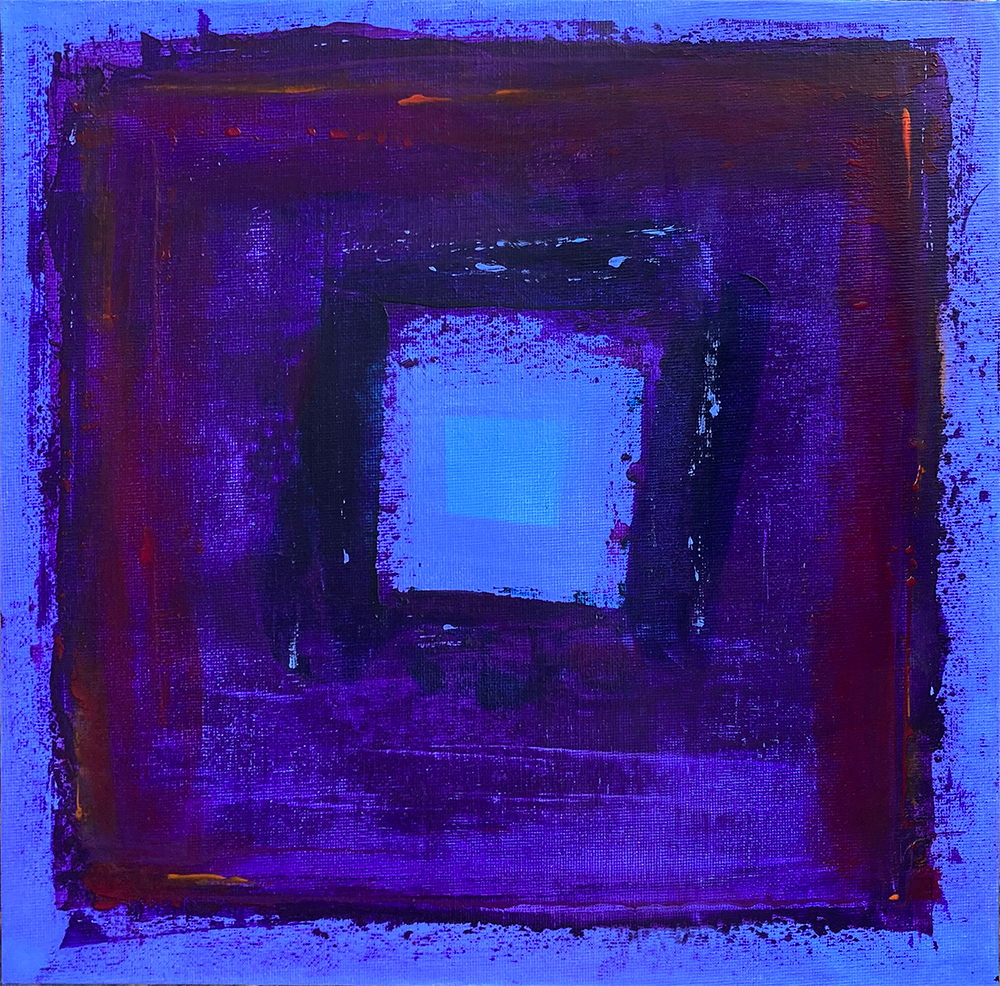 Limerence - abstract acrylic original painting by angie moyes